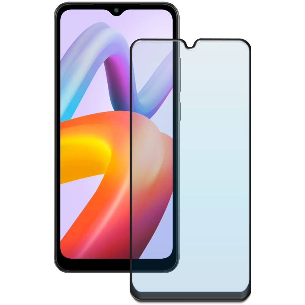 Folie din sticla securizata pentru Xiaomi Redmi A1 / A2, HAMSTERBOX Glass Shield, Protectie completa ecran, Full face, Aplicare rapida, Case Friendly, Transparenta