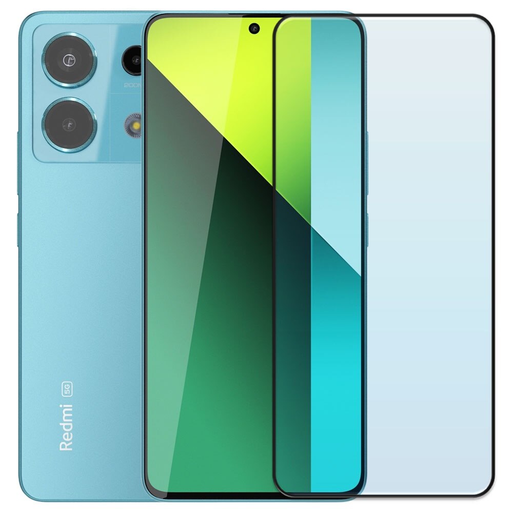 Folie din sticla securizata pentru Xiaomi Redmi Note 13 Pro 5G, HAMSTERBOX Glass Shield, Protectie completa ecran, Full face, Aplicare rapida, Case Friendly, Transparenta