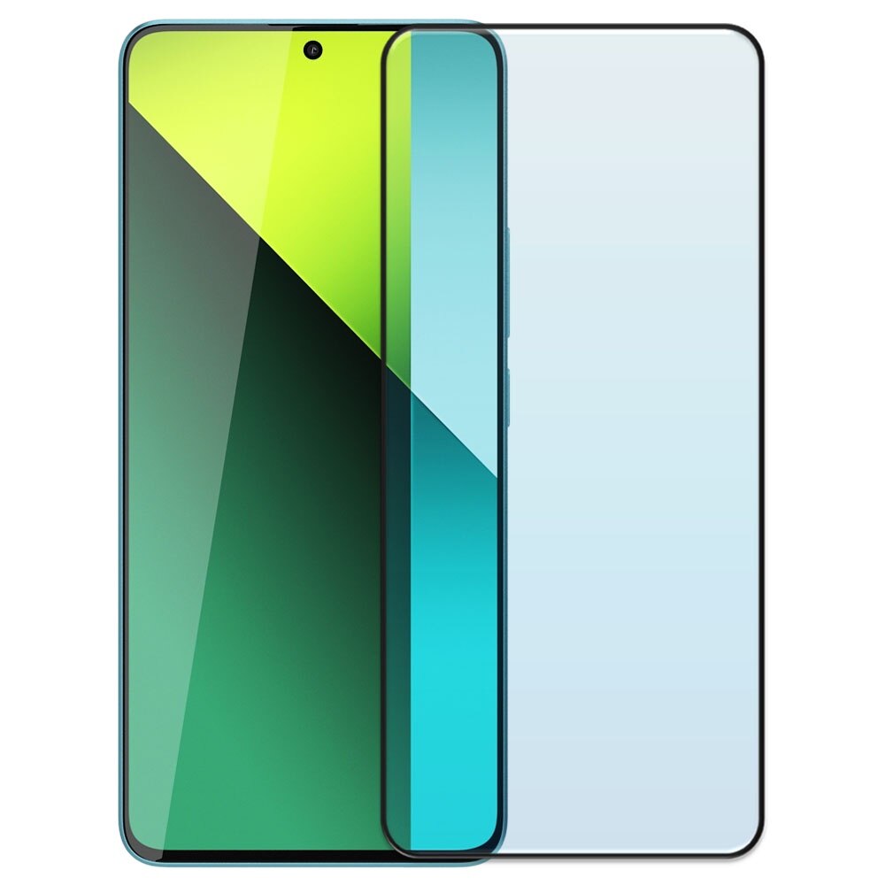 Folie din sticla securizata pentru Xiaomi Redmi Note 13 Pro 5G, HAMSTERBOX Glass Shield, Protectie completa ecran, Full face, Aplicare rapida, Case Friendly, Transparenta