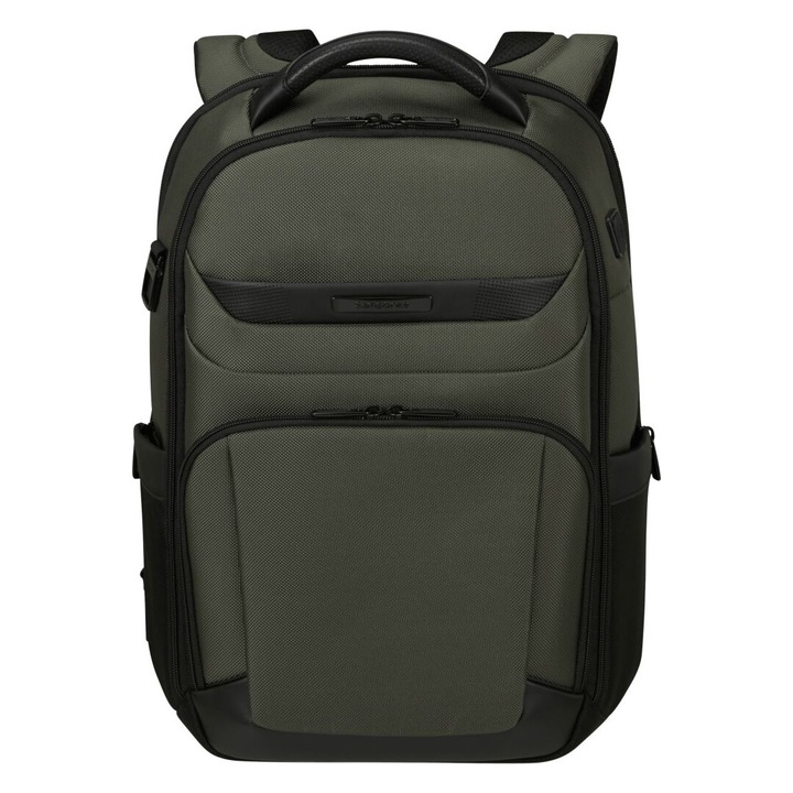 Rucsac laptop, Samsonite PRO-DLX 6, 15,6", 420x320x150mm, verde inchis