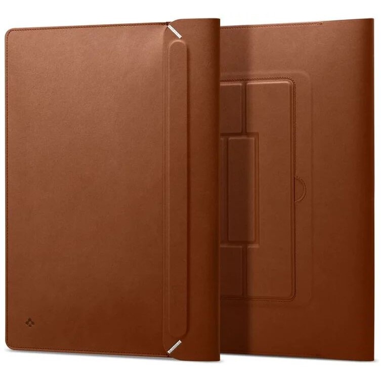 Geantă pentru laptop Spigen Valentinus S 16" Maro Clasic, 241117, Geantă pentru laptop