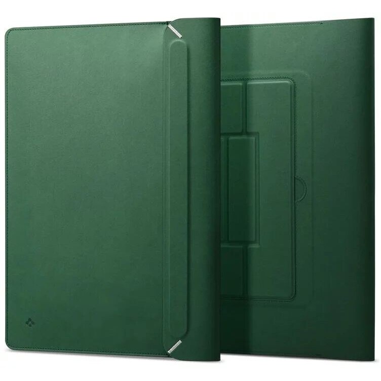 Geantă pentru laptop Spigen Valentinus S 14" Jeju Green, 241111, Geantă pentru laptop
