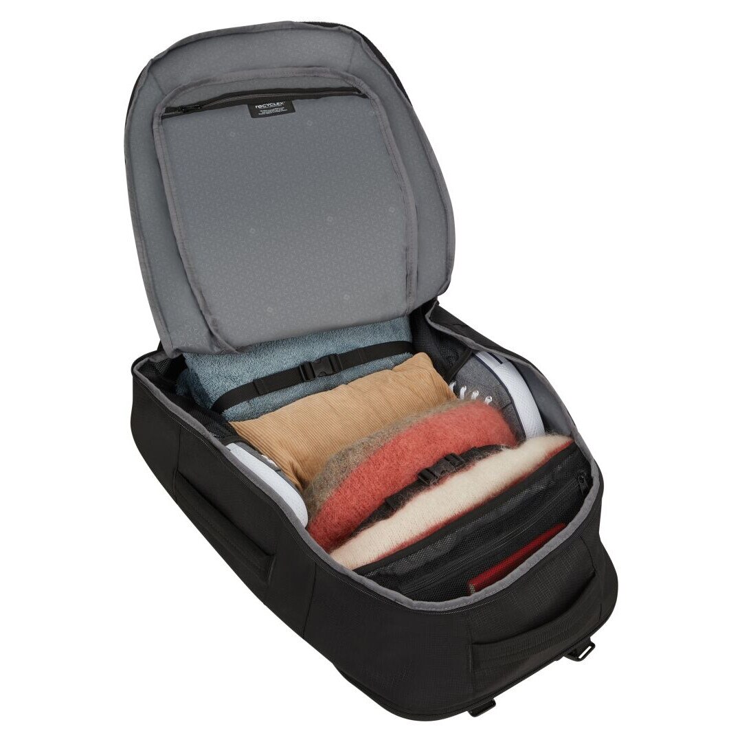 Rucsac de calatorie Samsonite Roader, pentru laptop 17.3 inch, Textil, Negru, 61x36x28cm