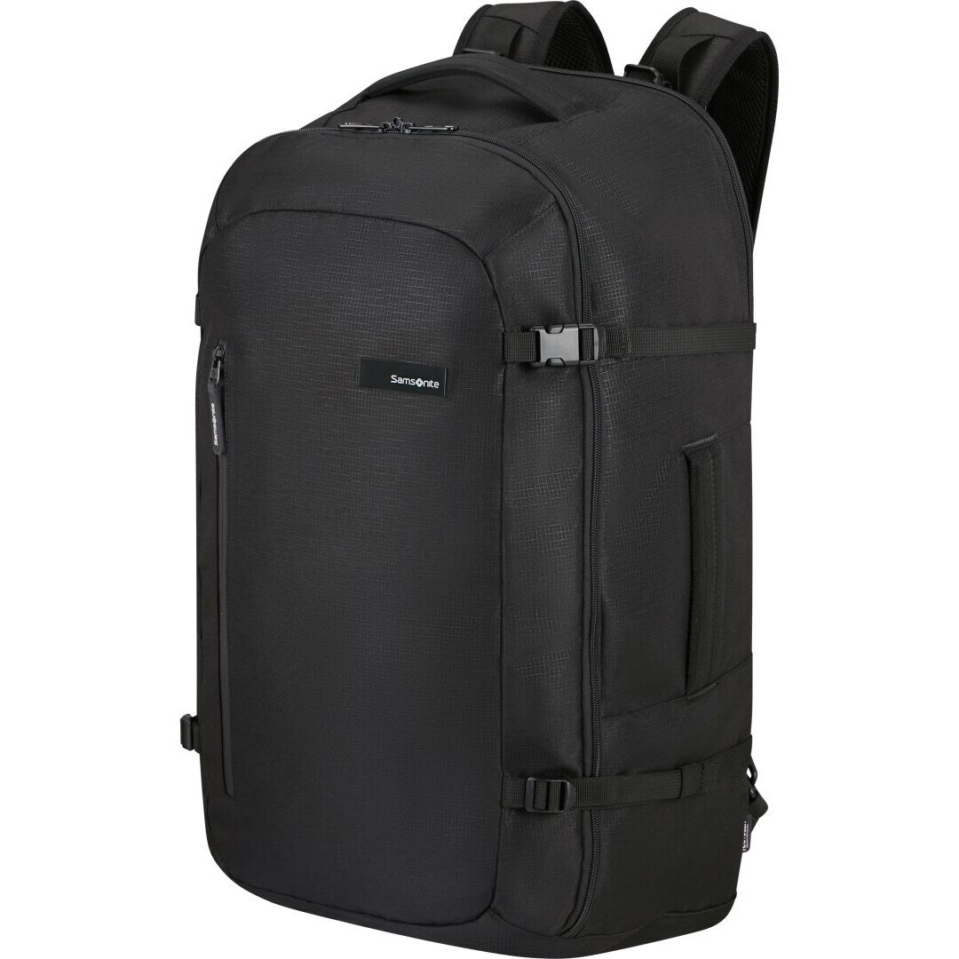 Rucsac de calatorie Samsonite Roader, pentru laptop 17.3 inch, Textil, Negru, 61x36x28cm