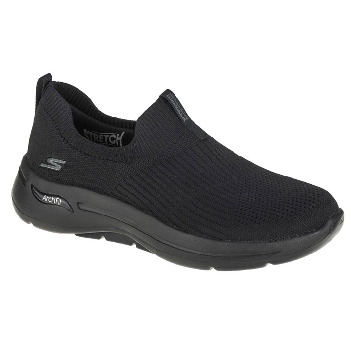 Pantofi Sport, Skechers Go Walk Arch Fit 124409-BBK, Negru, Negru, 37