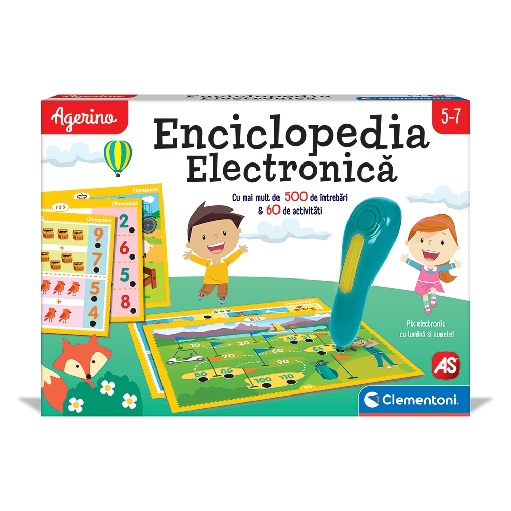 Joc Clementoni Agerino, Enciclopedia electronica, 5-7 ani