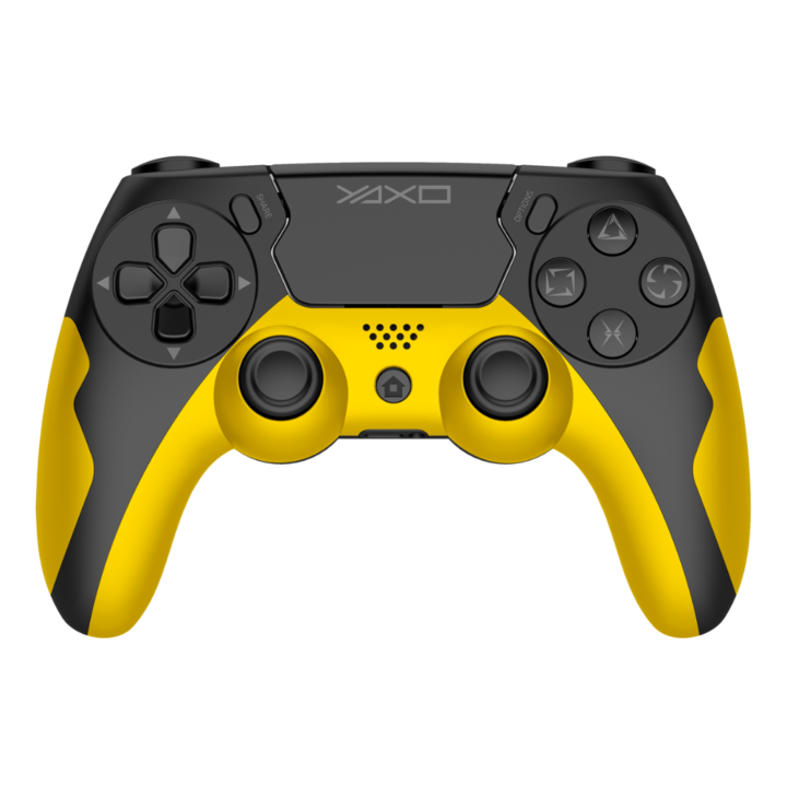 YAXO HORNET FURY vezeték nélküli kontroller, sárga, érintőpaddal, Bluetooth 4.0