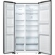 Side by side Heinner HSBS-HS519NFBKE++, 519 l, Full No Frost, Clasa E, Display touch, Alarma usa deschisa, H 1786 cm, Negru