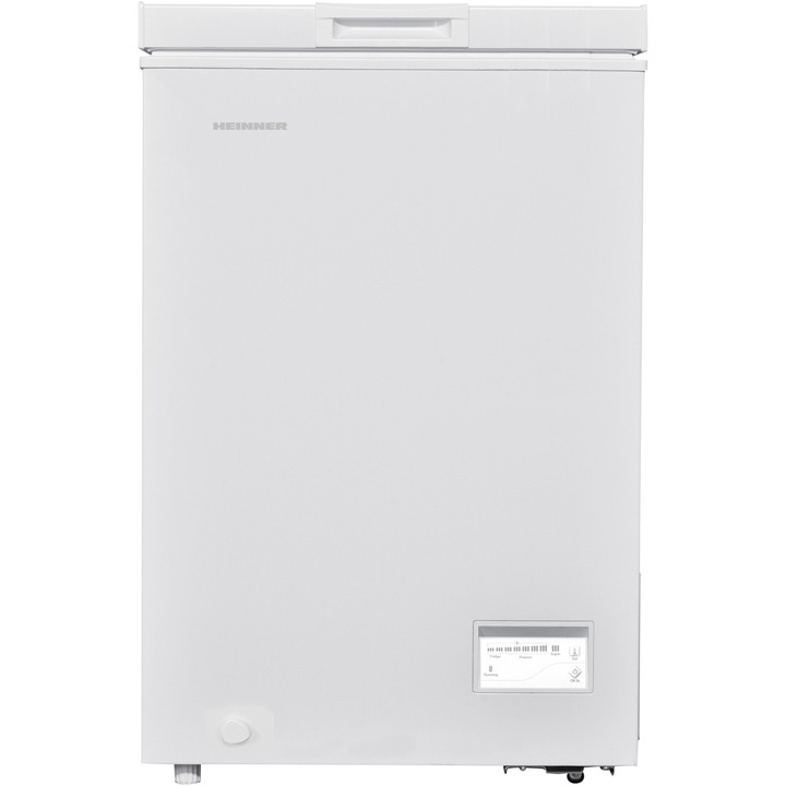 Фризерна ракла Heinner HCF-HM100CE++, 98 л, Клас E, Конвертируем хладилник/фризер, Електронно управление, 1 кошница, Студоустойчивост, Waterproof display, Бял