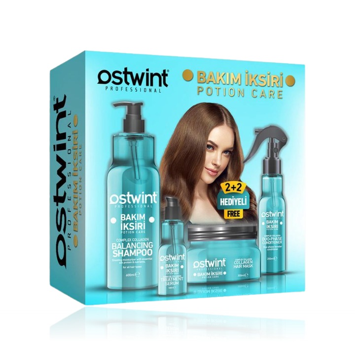 Комплект за грижа за косата с колаген Ostwint Hair Potion