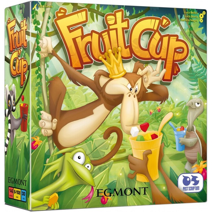 Társasjáték Fruit Cup Egmont, +8 év, 1-6 játékos, 255x260x80mm