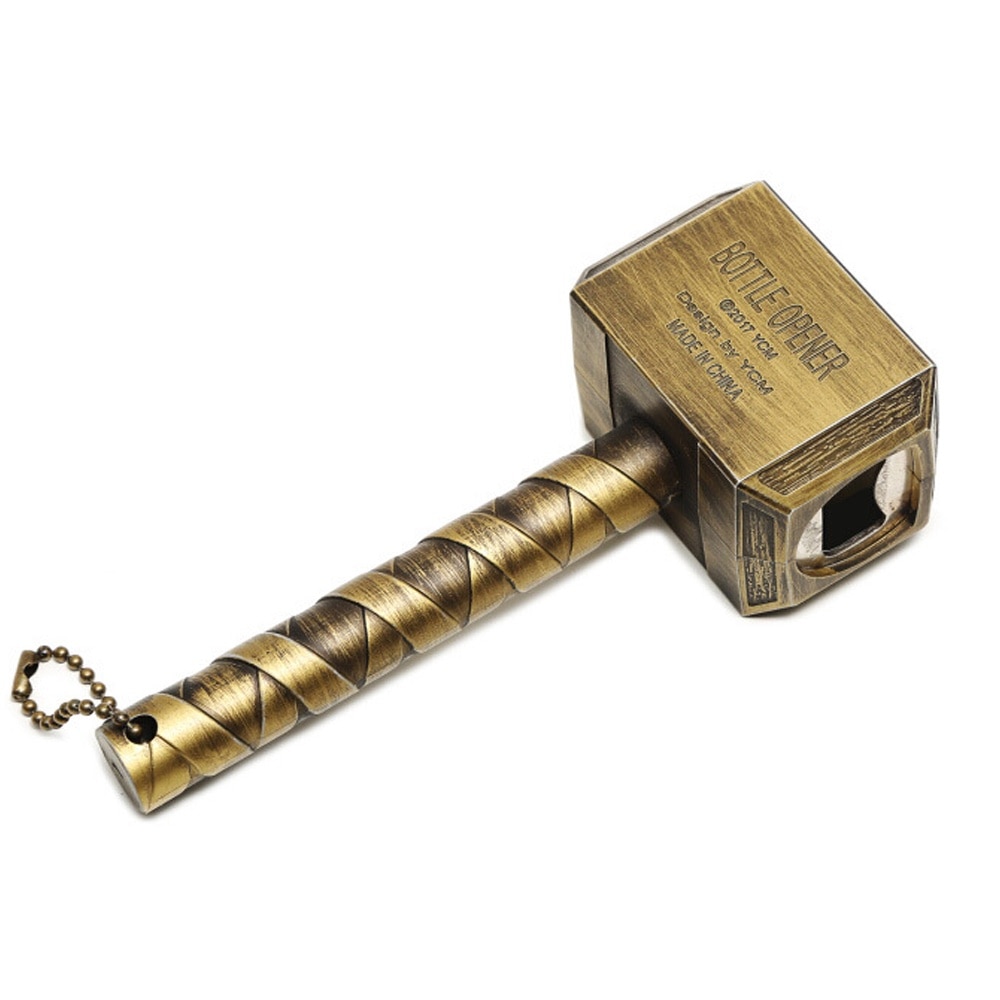 Desfacator sticle, ABS / Metal, Design ciocan, Pentru bere, 7 x 17