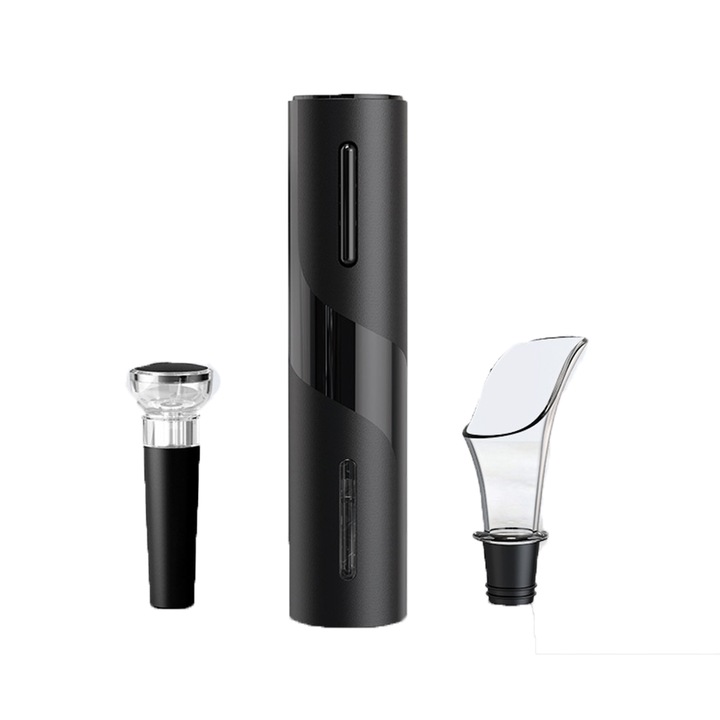 Tirbuson electric, AMRINUGL, automat, cu cutter pentru folie, portabil, pentru petreceri, 100 sticle