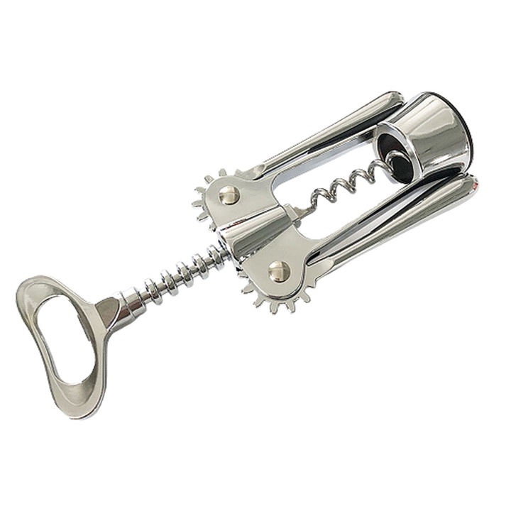 Tirbuson multifunctional, inox, maner ergonomic, crom