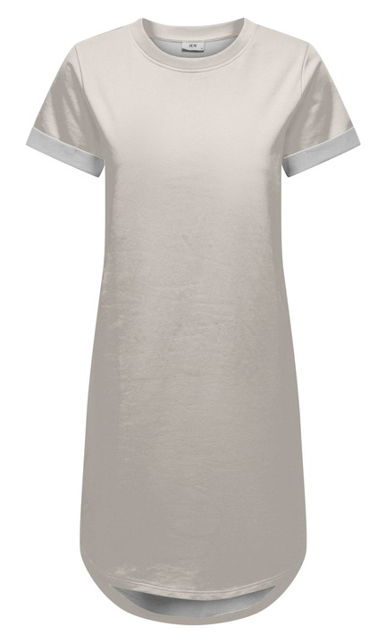 Рокля JDY Сива памучна, Сив