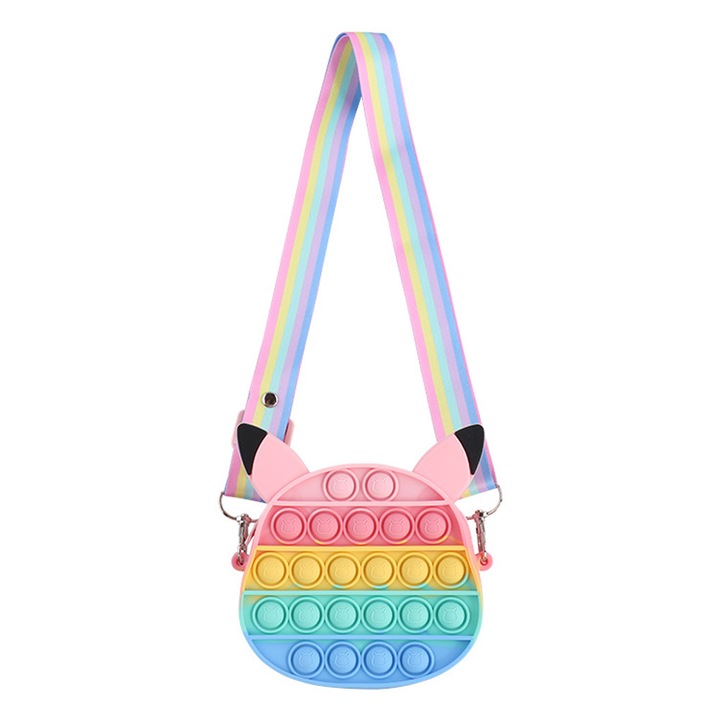 Játéktáska, Jormftte, fidget típusú, többszínű