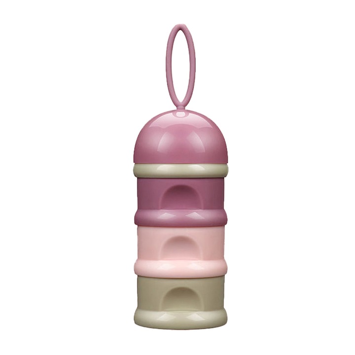 Hordozható tápszer-adagoló készlet, szivárgásmentes, fogantyúval, utazáshoz, többszínű