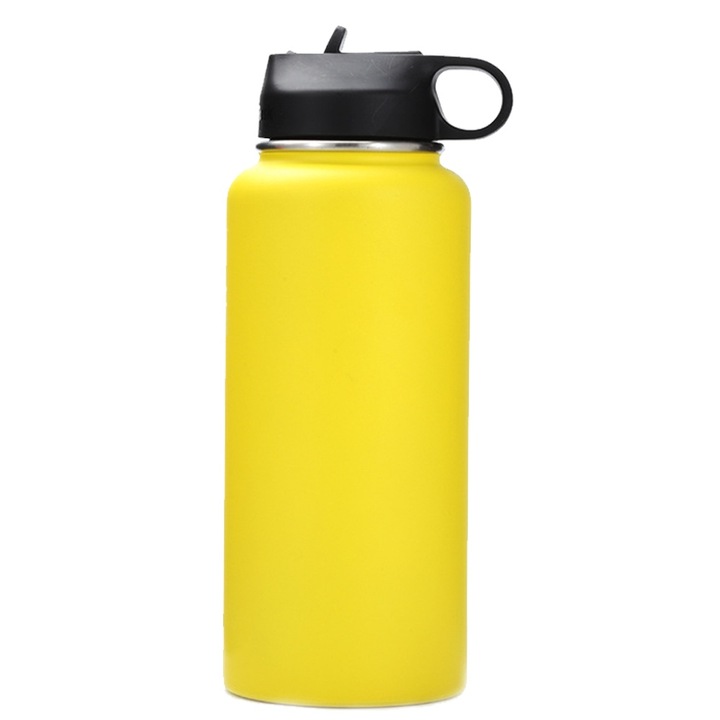 Sticla Termos QttvbTna, Inox Alimentar, Rezistenta, Capacitate Mare