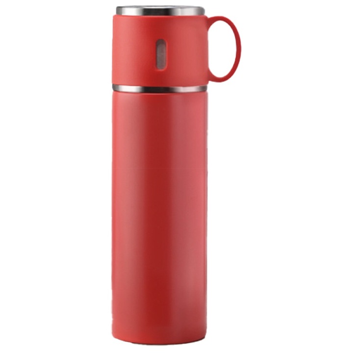 Sticla Termoizolanta QttvbTna, Inox, Functie Cana, Portabila