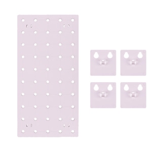 Suport Pegboard QttvbTna, Modular, Include Accesorii Montare, Negru
