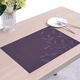 Set 4 suporturi pentru farfurii, design elegant, rezistente la caldura, antiderapante, mov, pentru acasa si restaurant