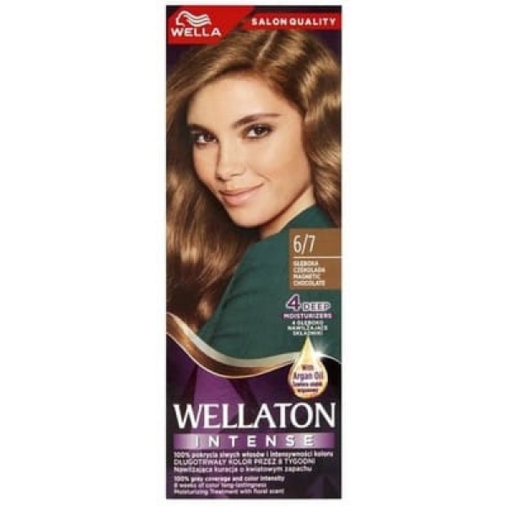 Vopsea de par Wellaton Intense, 6/7, ciocolata profunda