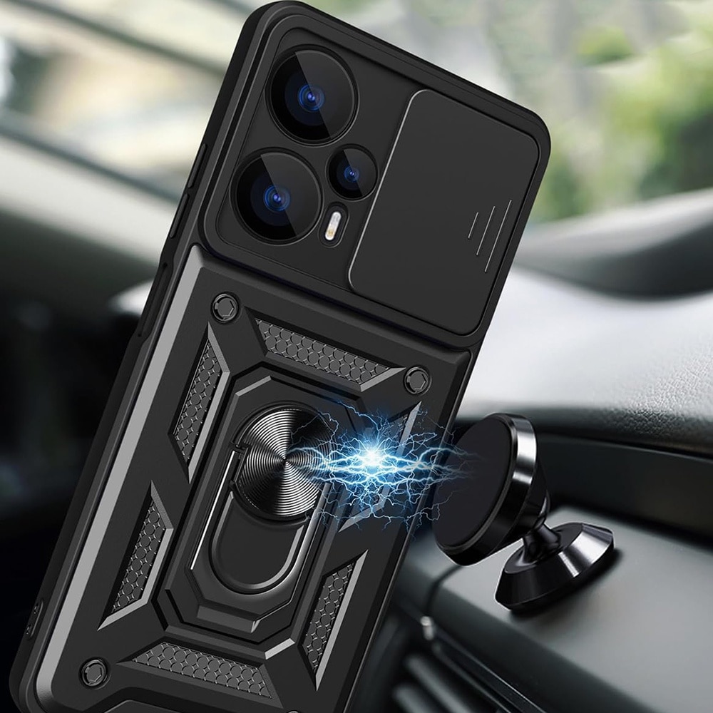Husa pentru Xiaomi Poco F6 cu protectie camera, Accesorio CamShield, Green