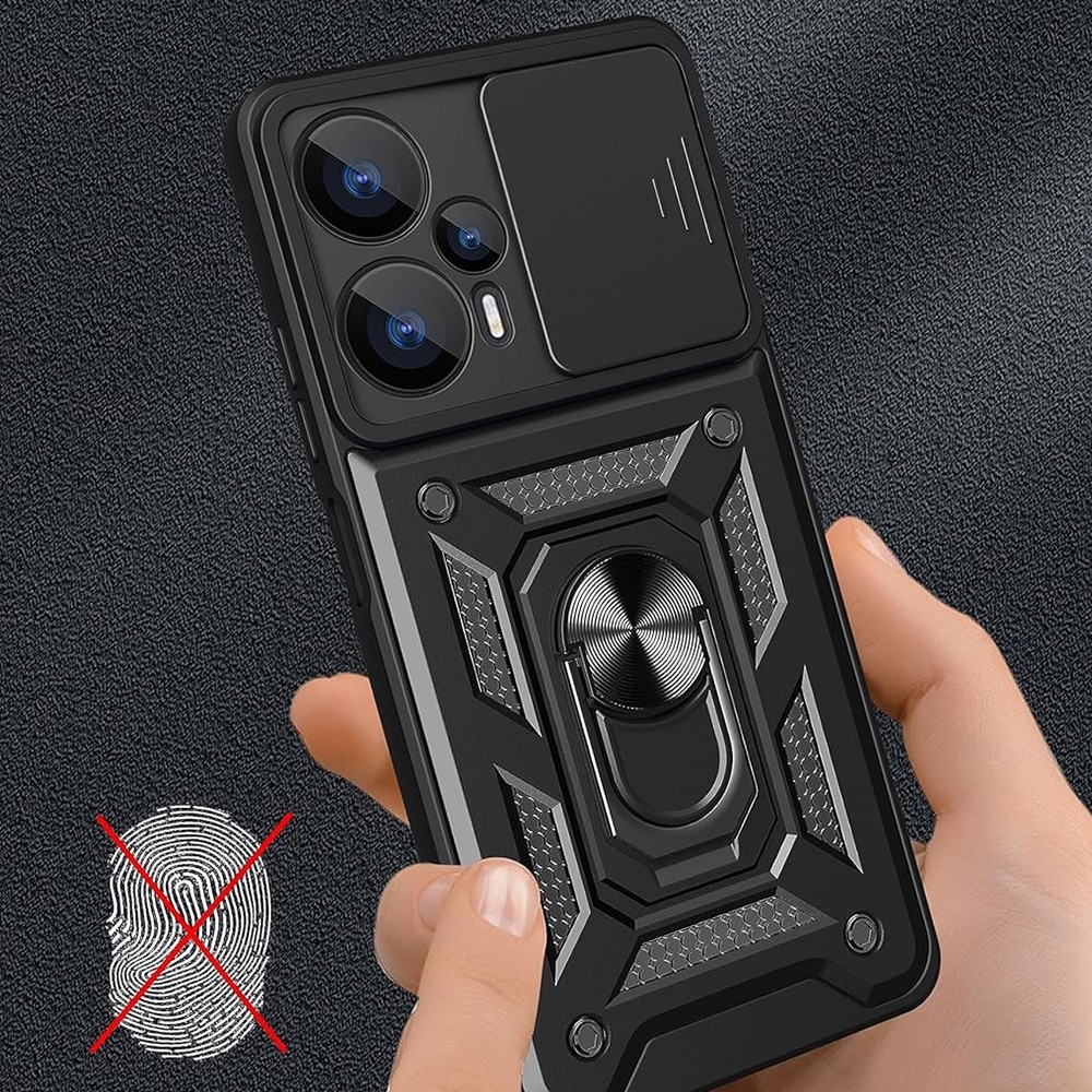 Husa pentru Xiaomi Poco F6 cu protectie camera, Accesorio CamShield, Green