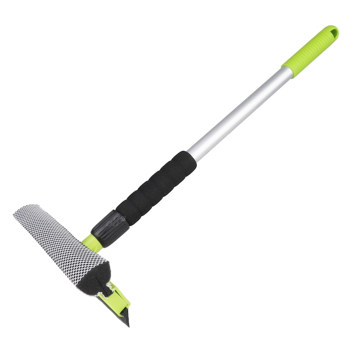 Моп за измиване и подсушаване на предно стъкло, автостъкла с телескопична дръжка 55/80см