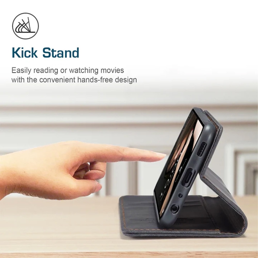 Husa Flip NeatlySleeve din Piele pentru Motorola Moto G57 Power / G67 Power, Inchidere Magnetica, Tip Carte, Design Minimalist 3in1 Portofel, Stand, Soft Touch, Suport Card, Protectie Completa, Negru