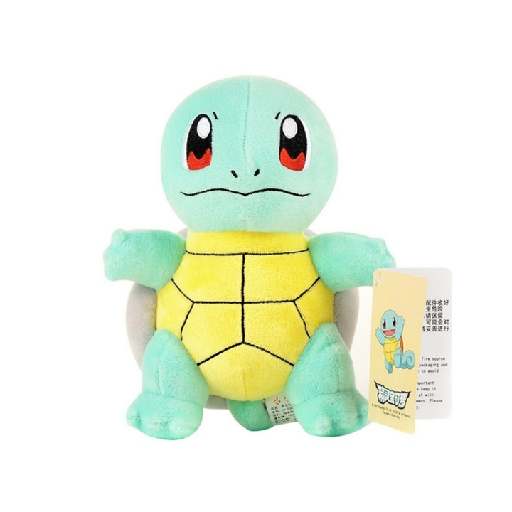 Squirtle plüssjáték, 23cm, kék, PP pamuttal töltve