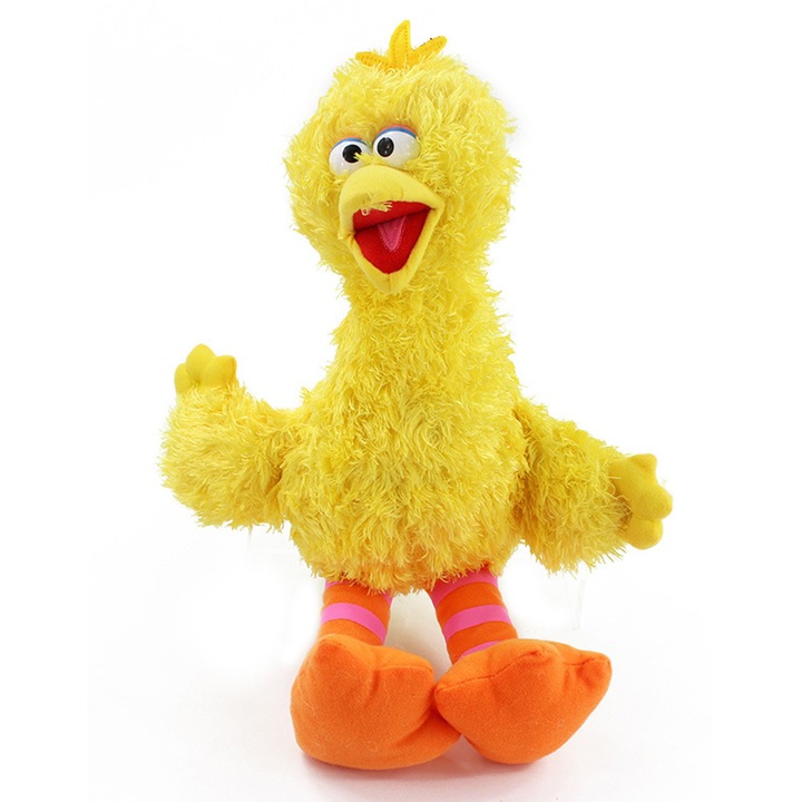 Jucarie de plus Big Bird Sesame Street moale mini 20cm
