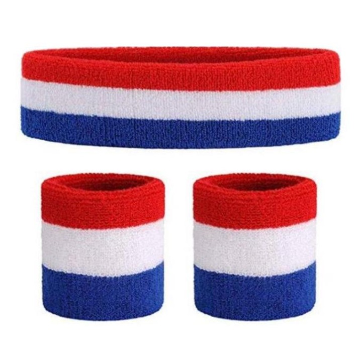 Bandana de cap Enforose, super absorbanta, design antiderapant, cu 2 mansete