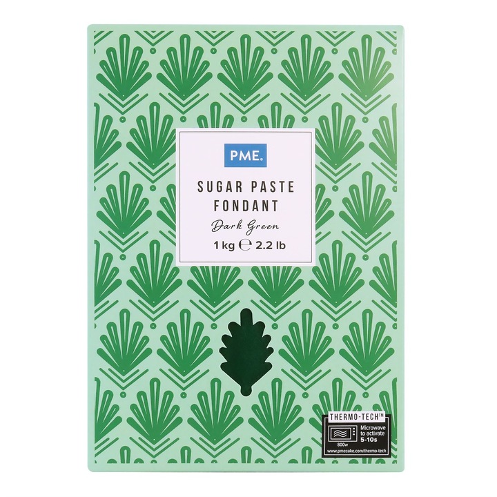 Pasta de zahar verde inchis 1 kg, PME