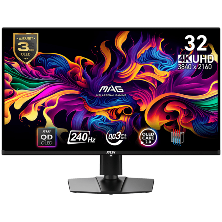 MSI MAG 321UPX QD-OLED Gaming monitor, MAG 321UPX QD OLED