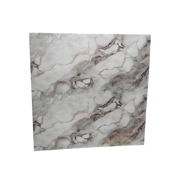 Gresie PVC autoadeziva Gerdani BG, 1buc, marmura, 60x60cm, baie, hol