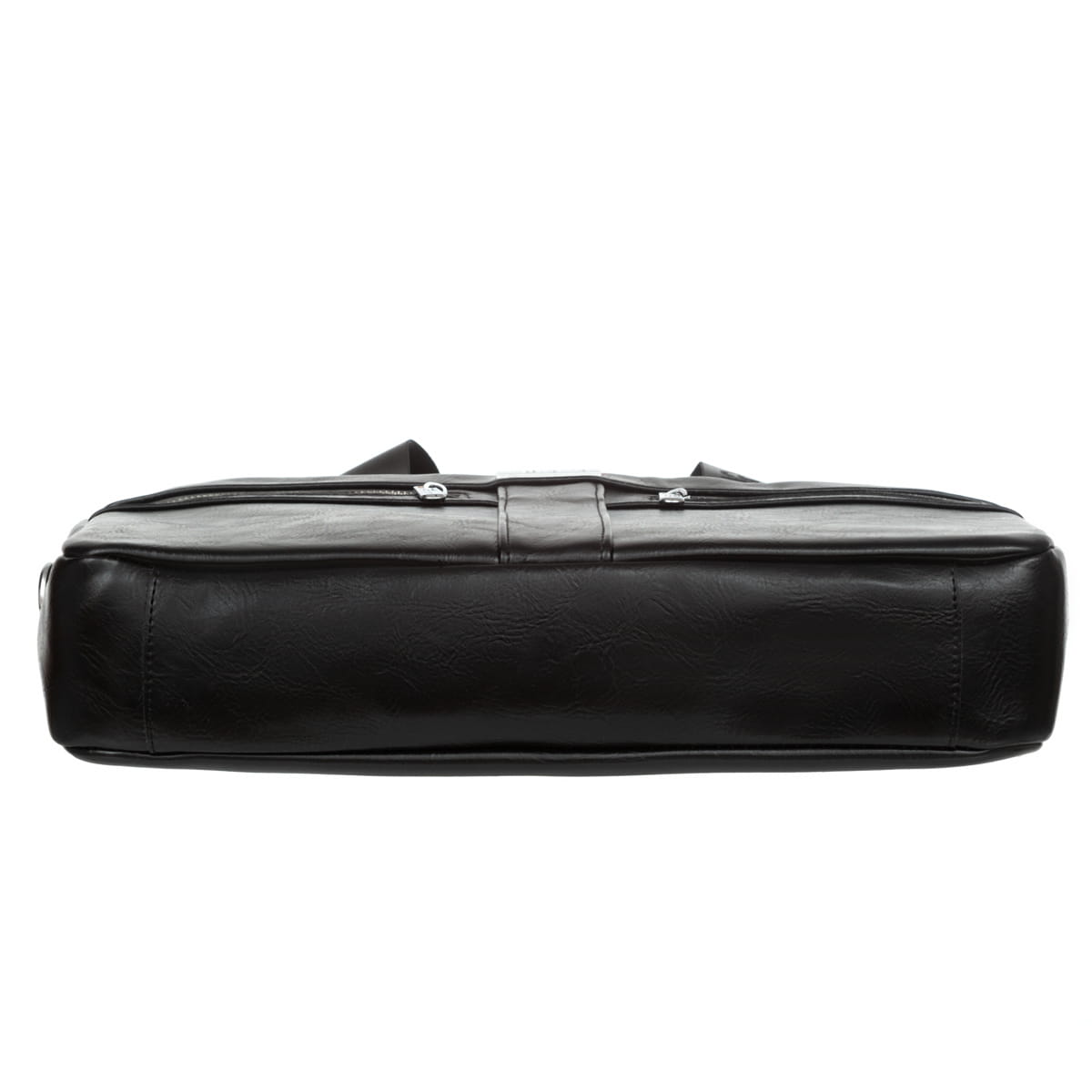 Geanta laptop Reverse, piele naturala, compartimentat, negru, pana la 17.3"