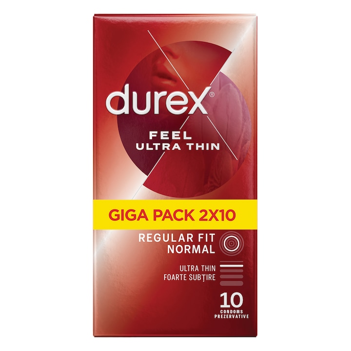Презервативи Durex Feel Ultra Thin, 2 x 10 бр