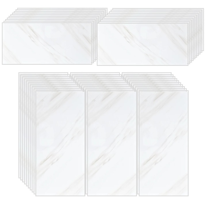 50 SDEPOT® tapéta csempe készlet, márvány utánzat, vastagság 2mm, méretek 30x60cm, klasszikus