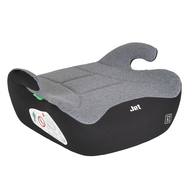 Inaltator auto Moni Jet Booster, omologat R129 iSize, 125-150 cm sau 22-36 kg, Gri