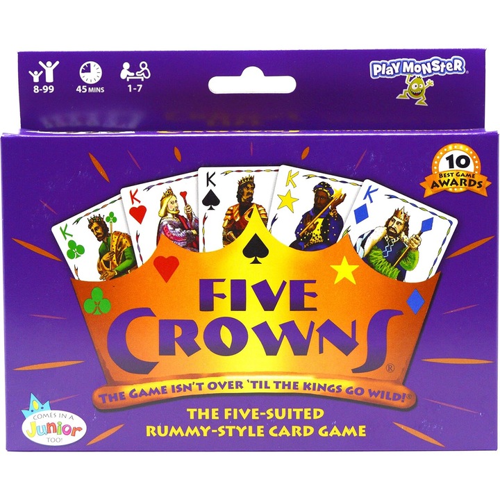 Настолна игра Ideal Crown Poker, Peysaitr, 2-6 играча, с чипове, за момчета, 5+ години