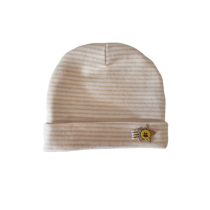Бебешка шапка Nancy Baby A4360Z Уникална Бежова