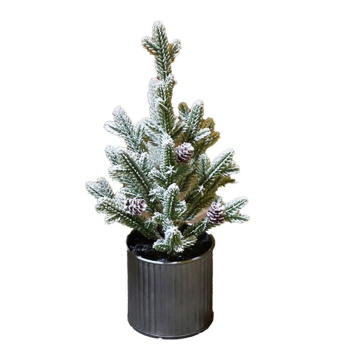 Елха Cozevdnt, с USB лампички, многоцветна, 30 см