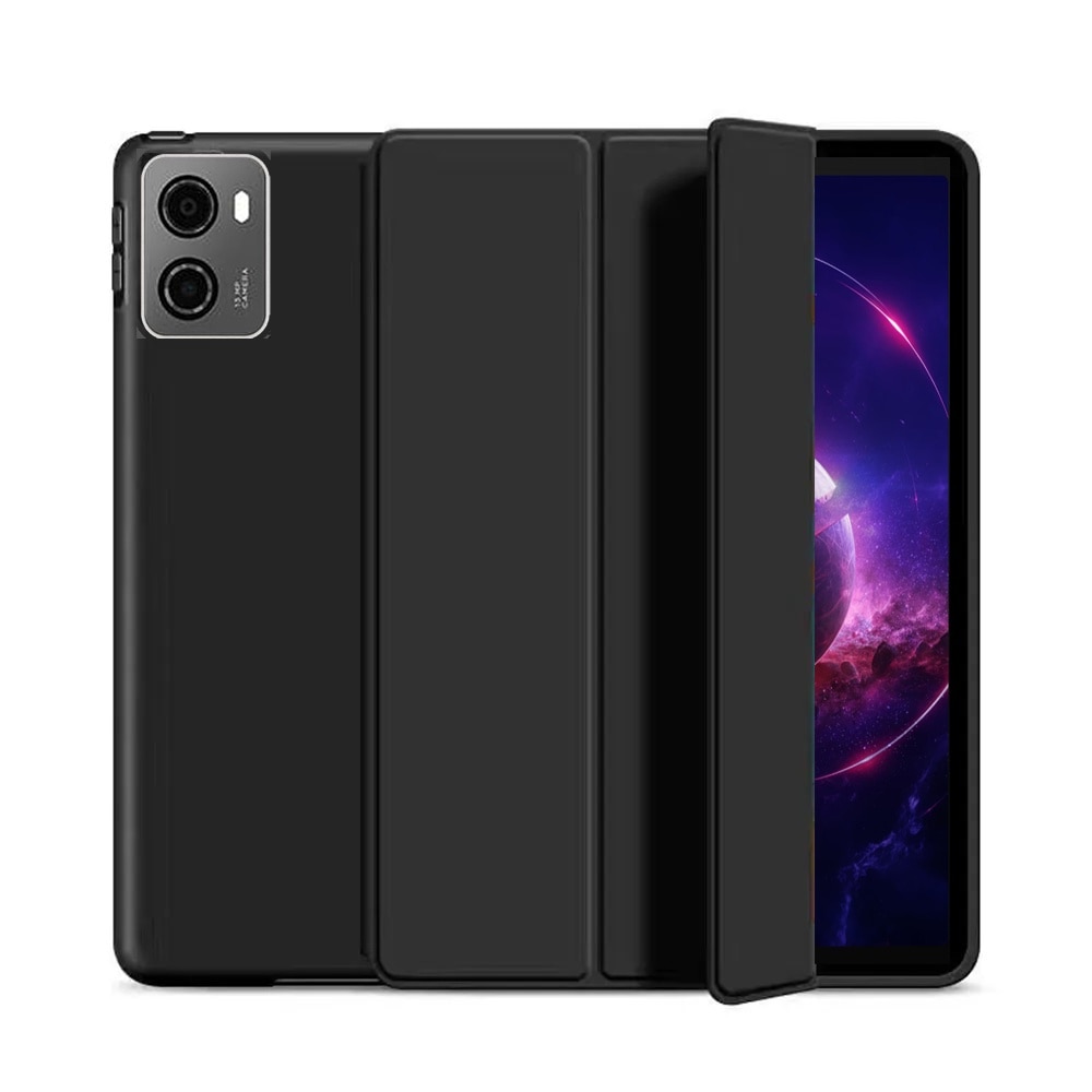 Husa Ultra Slim pentru Lenovo Legion Y700 Gen. 2, 8.8" TB-320, Silicon TPU, Smart Cover cu Suport - Negru
