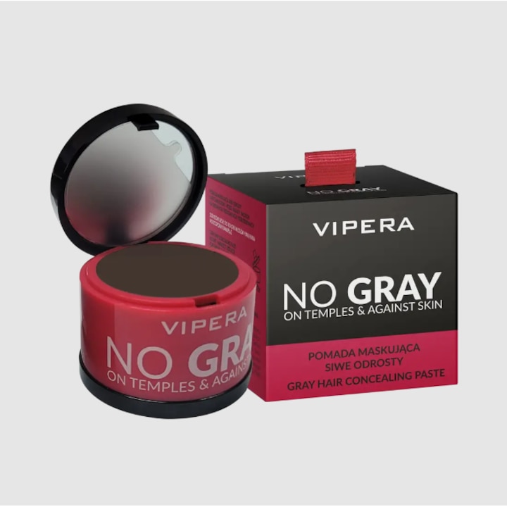 Пудра-коректор за коса VIPERA, NO GRAY, кестен, 10гр