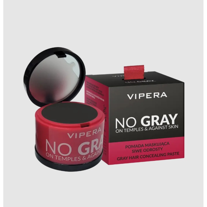 Пудра-коректор за коса VIPERA, NO GRAY, черно, 10гр