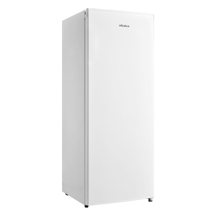 Congelator Albalux AXCG217E, 160 L, Clasa energetica E, Termostat reglabil, 5 sertare, H 142 cm, Alb