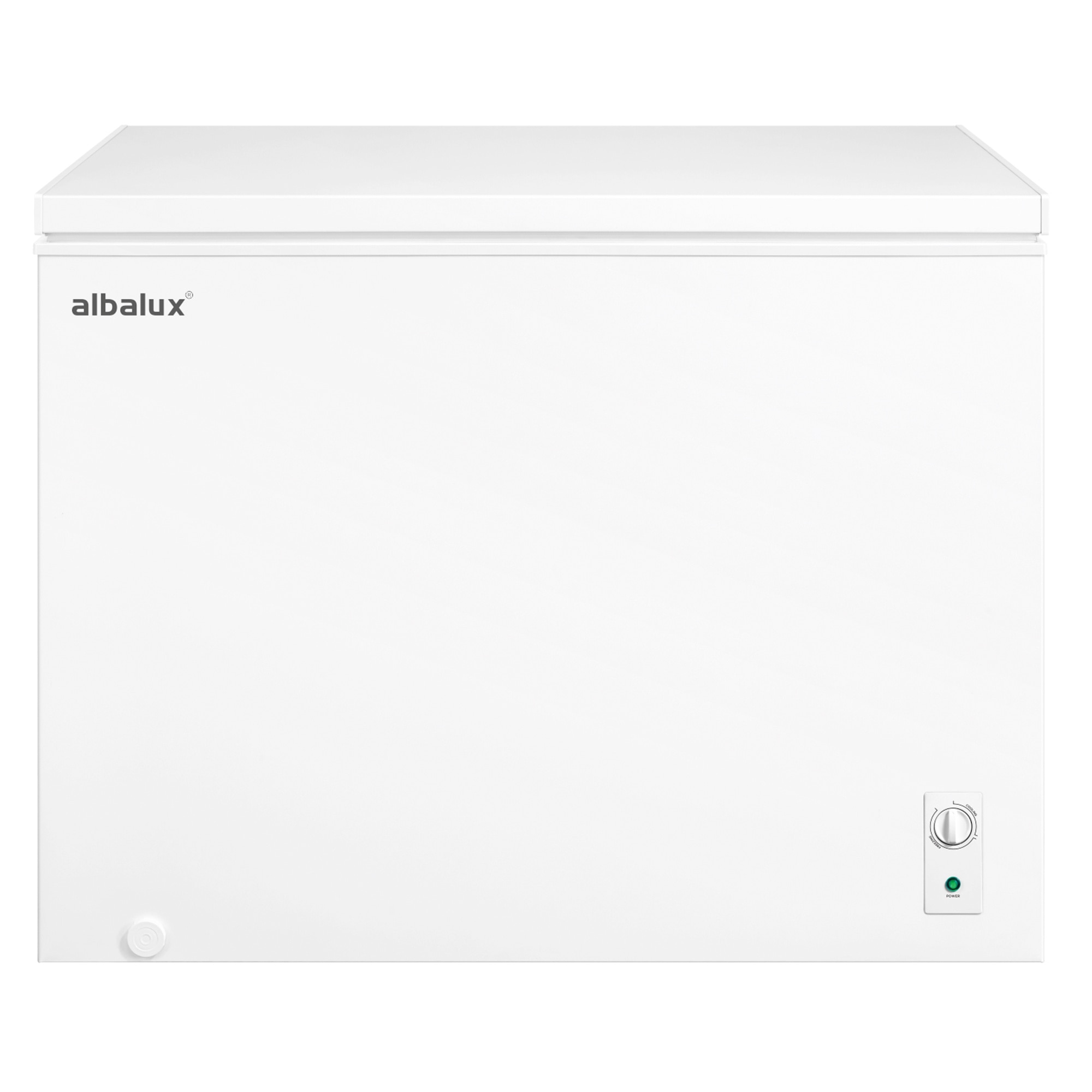 Lada Frigorifica Albalux AXLF316E, 293 L, Dubla furnctionare frigider/congelator, Clasa energetica E, Orificiu drenaj, Alb