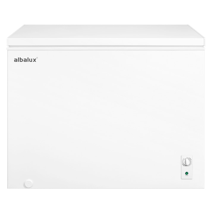 Lada Frigorifica Albalux AXLF316E, 293 L, Dubla furnctionare frigider/congelator, Clasa energetica E, Orificiu drenaj, Alb