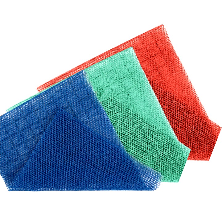 Комплект от 3 броя гъби за баня 80х30см, многоцветни